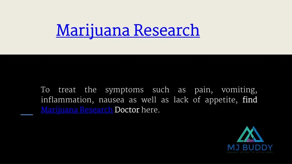 marijuana research