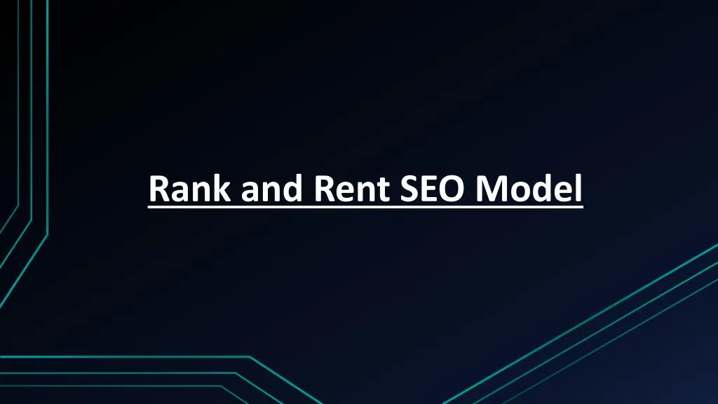 rank and rent seo model