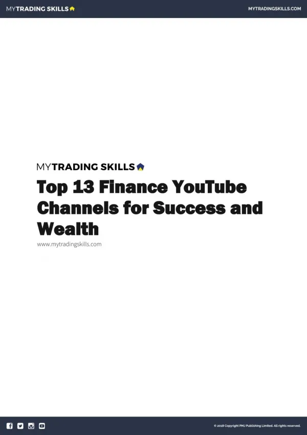 Top 13 Finance YouTube Channels for Success and Wealth