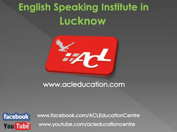 English Speaking Institute in Lucknow