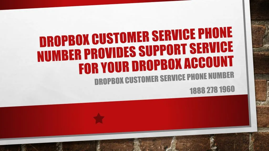dropbox customer service phone number provides support service for your dropbox account