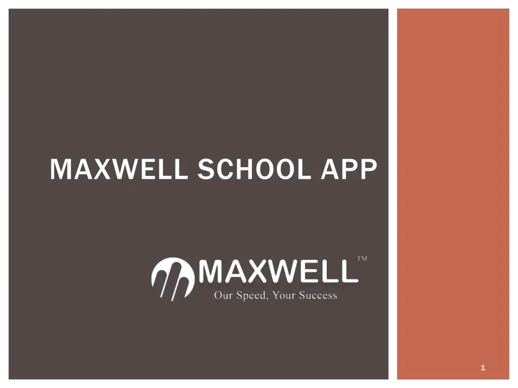 maxwell school app