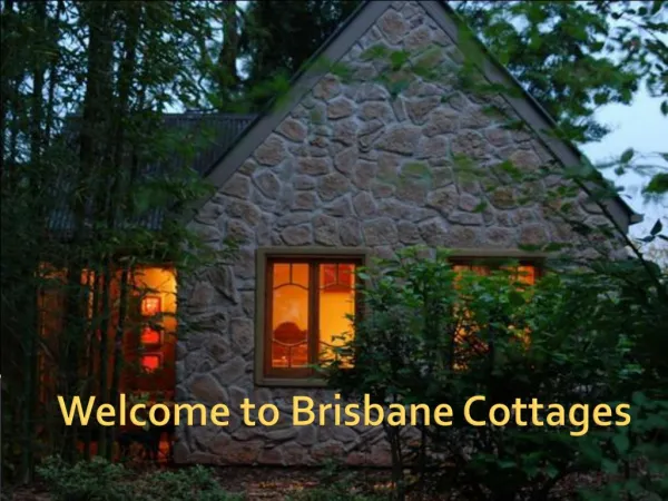 Welcome to Brisbane Cottages