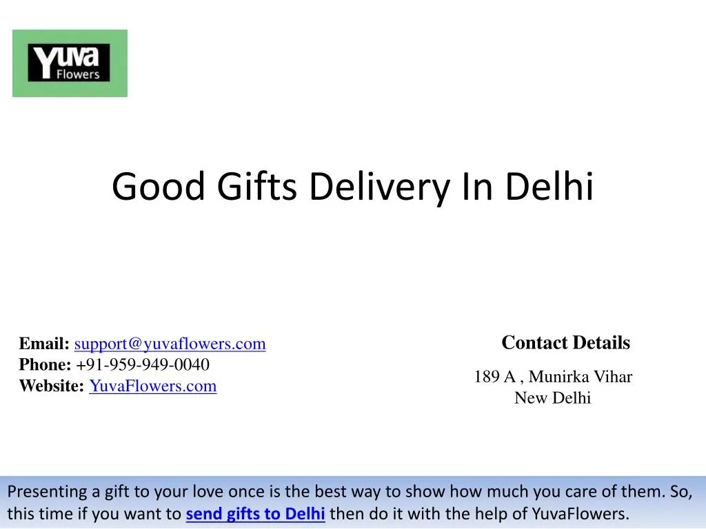 good gifts delivery in delhi