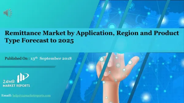 Remittance Market by Application, Region and Product Type Forecast to 2025