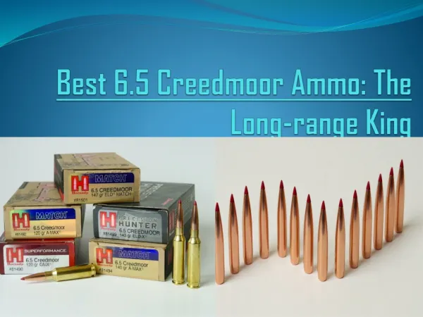 6.5 Creedmoor Ammo