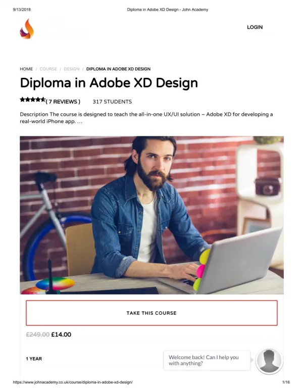 Diploma in Adobe XD Design - john Academy