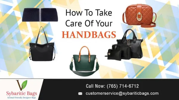 How To Take Care Of Your Handbags