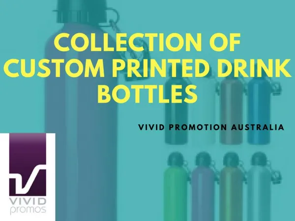 Promotional Drink Bottles | Vivid Promotions Australia
