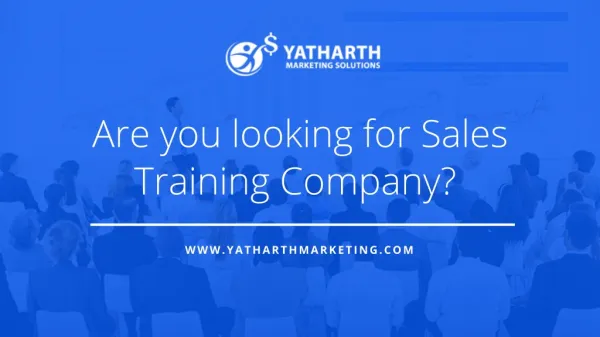 Online Sales Training Program | Corporate Sales Training Firm | YMS | Ahmedababd | Banglore | Mumbai | Pune | Delhi
