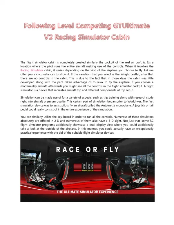 Shop online Motion Platform Racing Simulators online