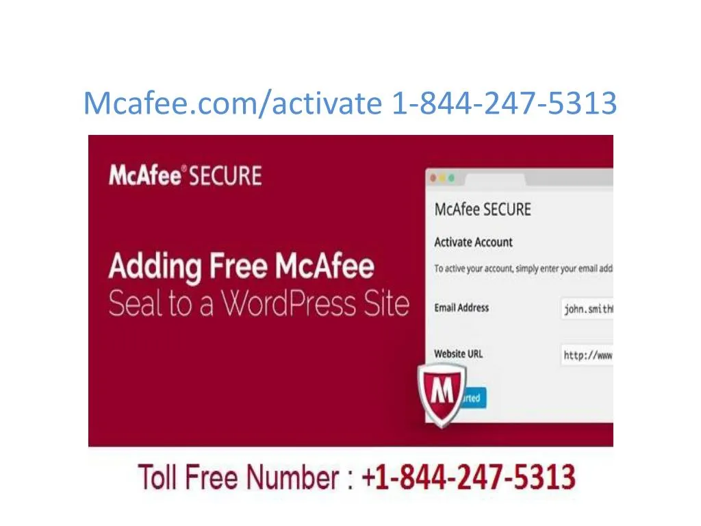 mcafee com activate 1 844 247 5313