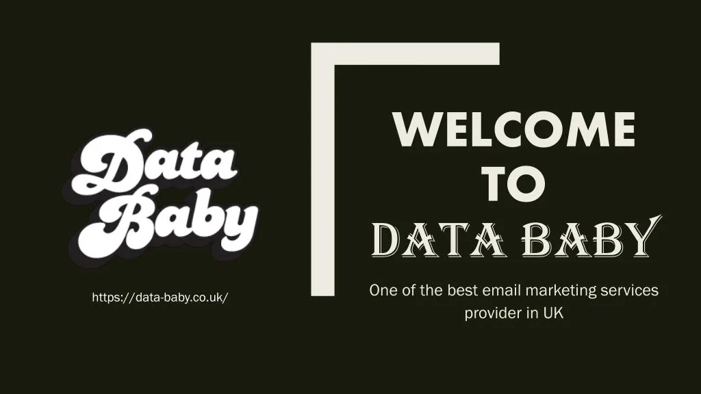 welcome to data baby