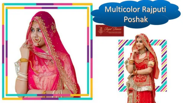 Multicolor Rajputi Poshak - Royal Ranisa