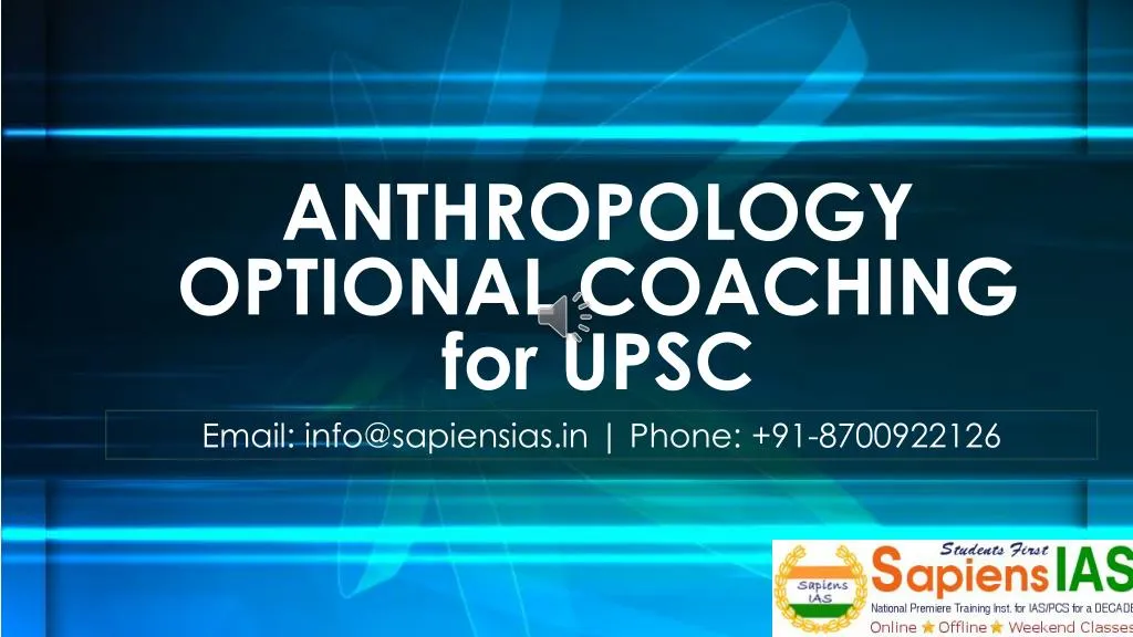 anthropology optional coaching for upsc