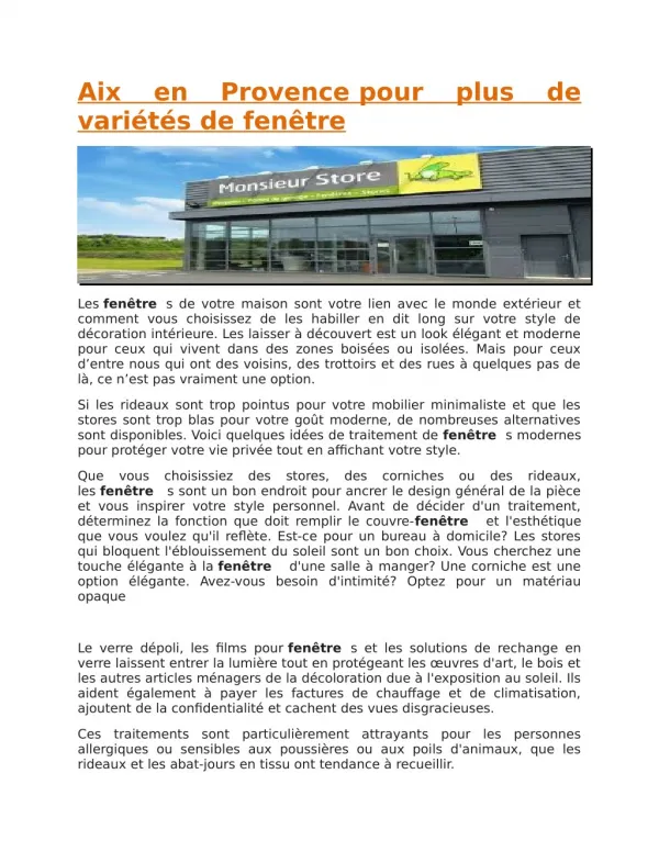 aix en provence vari t s de
