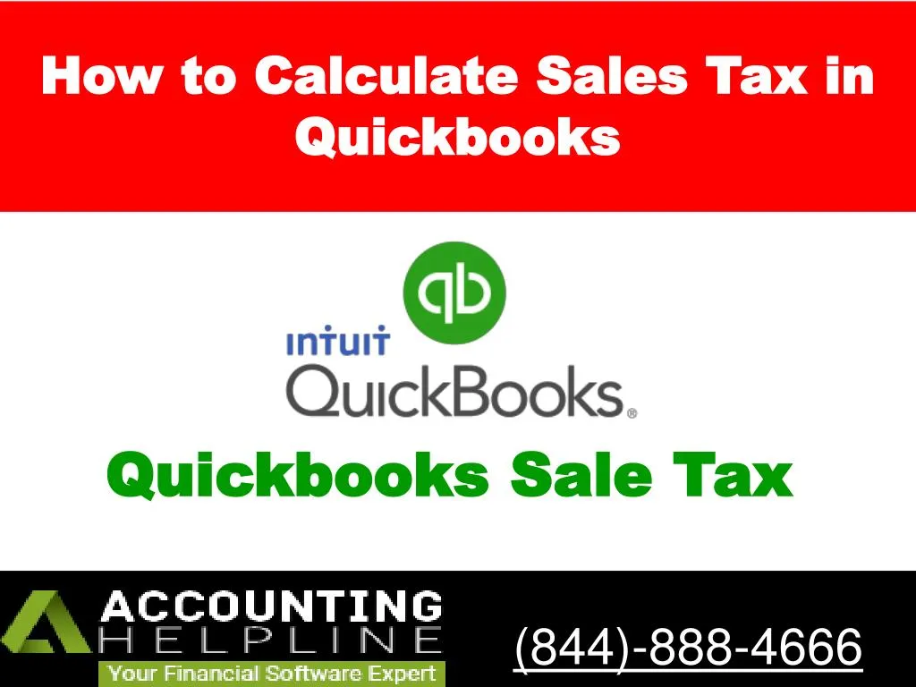 how to calculate sales tax in quickbooks
