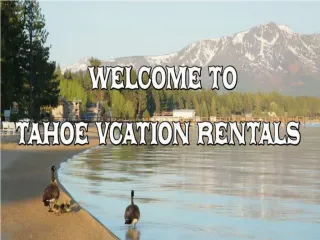 Lake Tahoe Vacation Rentals - slide 1