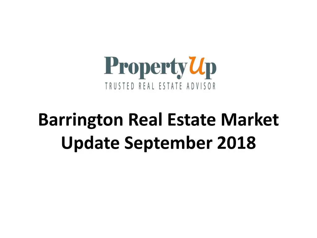 barrington real estate market update september 2018