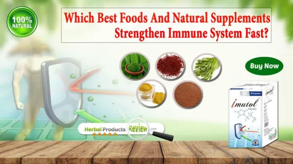 Which Best Foods and Natural Supplements Strengthen Immune System Fast?