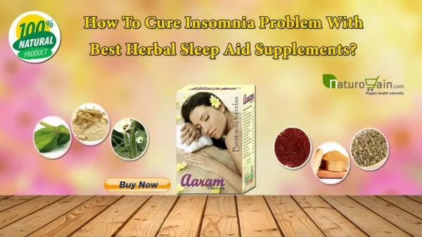 How to Cure Insomnia Problem with Best Herbal Sleep Aid Supplements?