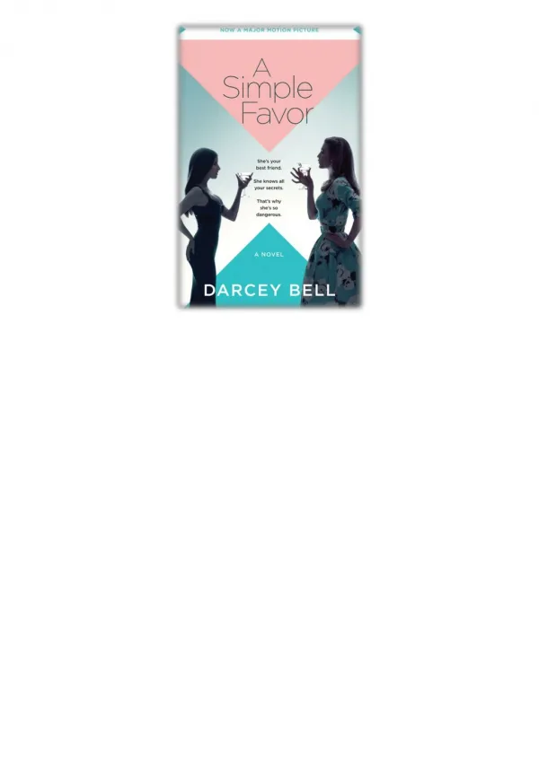 [PDF] Free Download A Simple Favor By Darcey Bell