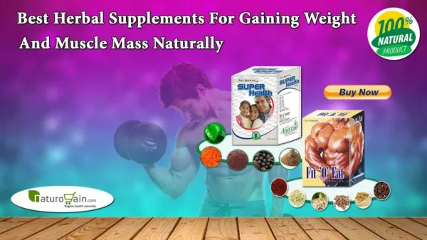 Best Herbal Supplements for Gaining Weight and Muscle Mass Naturally
