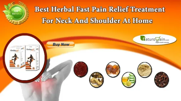 Best Herbal Fast Pain Relief Treatment for Neck and Shoulder at Home