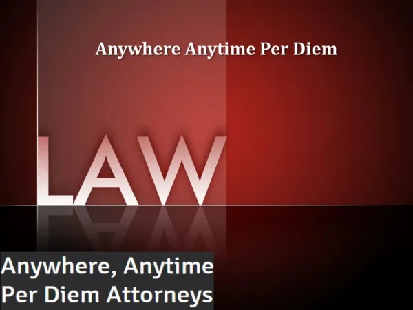 Benefits Offered by Per Diem Lawyers NYC
