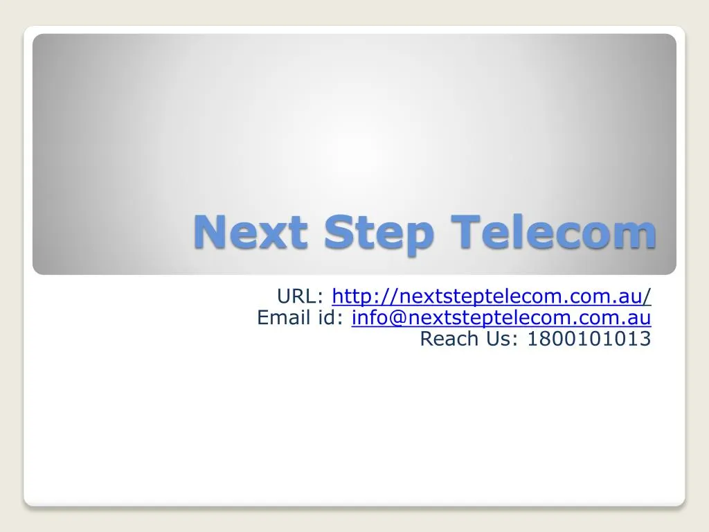 next step telecom