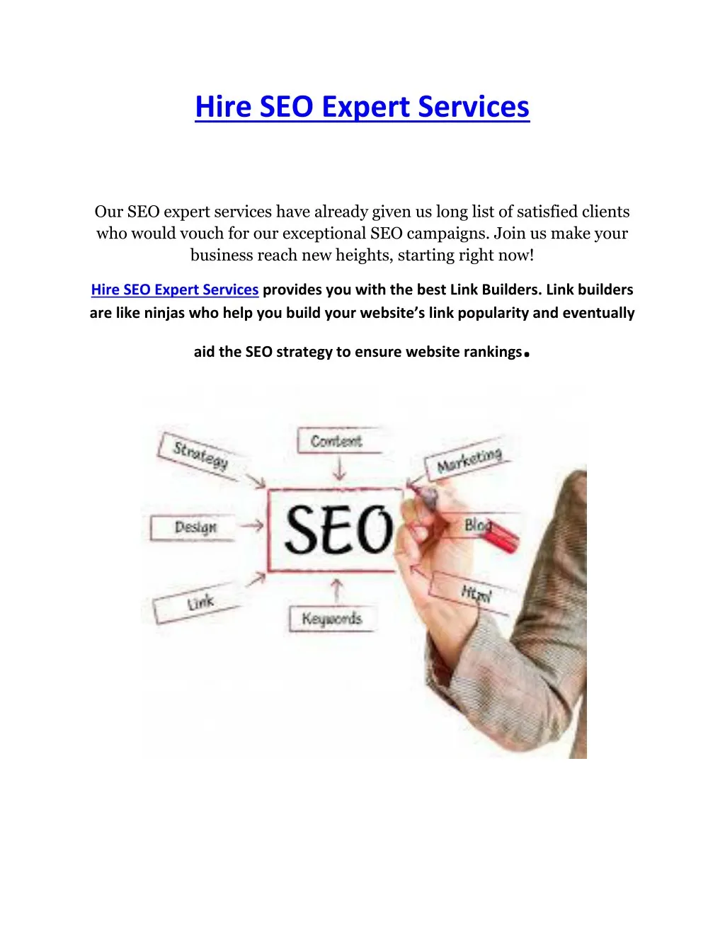 hire seo expert services