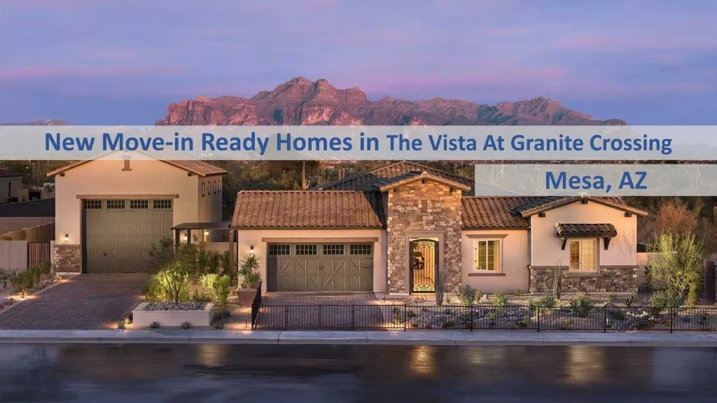 new move in ready homes in the vista at granite crossing