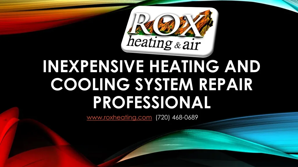 inexpensive heating and cooling system repair