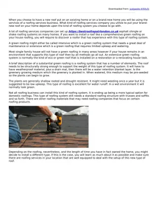 Roofing Services London - slide 1