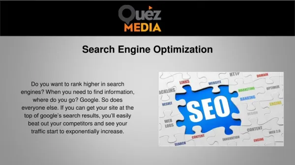 Search Engine Optimization | Quez Media Marketing