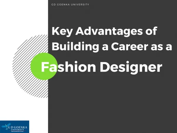 Key Advantages of Building a Career as a Fashion Designer