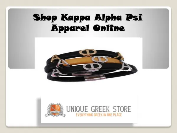 Shop Kappa Alpha Psi Apparel Online