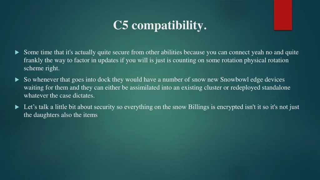 c5 compatibility