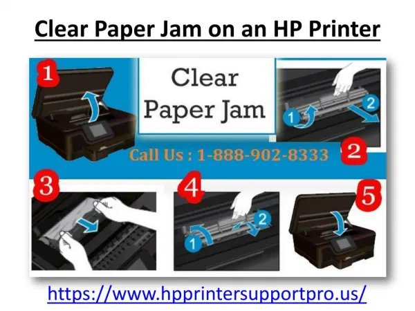 Clear Paper Jam on an HP Printer