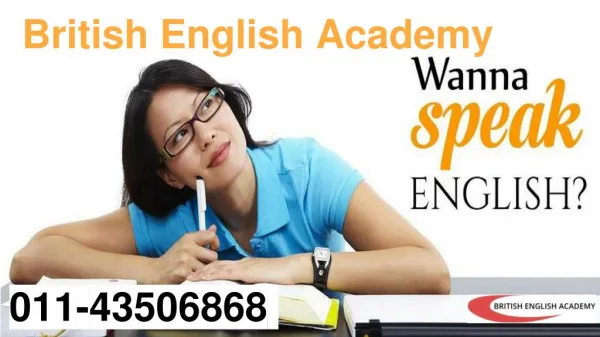 Certified Spoken English Classes