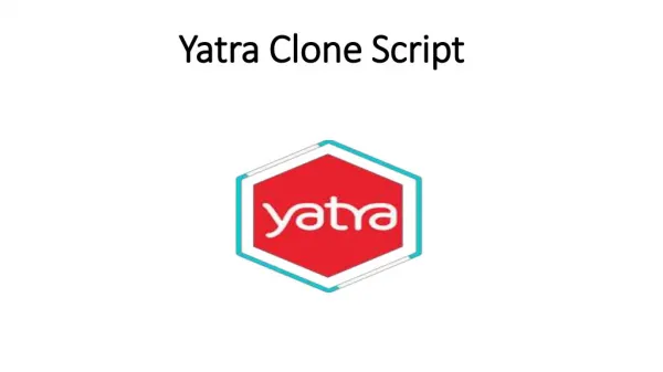 Yatra clone script