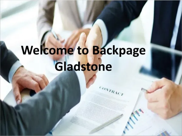 Backpage Gladstone best Ad Posting website.