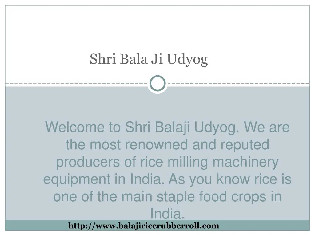 welcome to shri balaji udyog we are the most