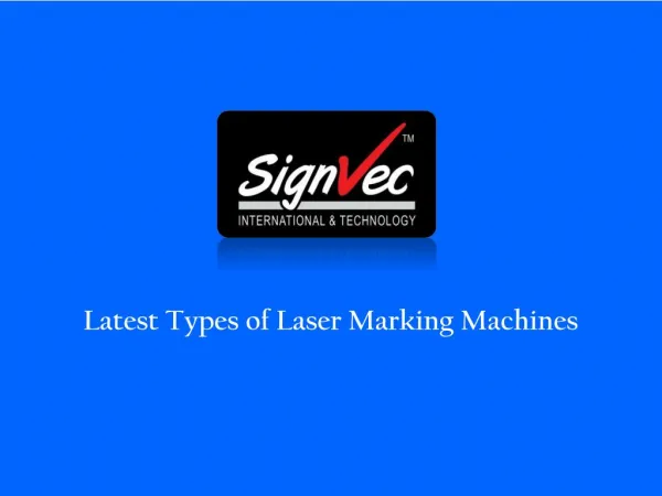 Laser Marking Equipments
