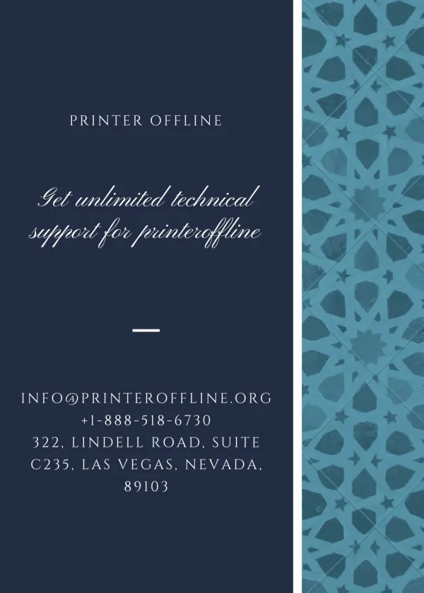 Why Printer is Offline