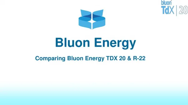 Tdx 20 - A Product by Bluon Energy
