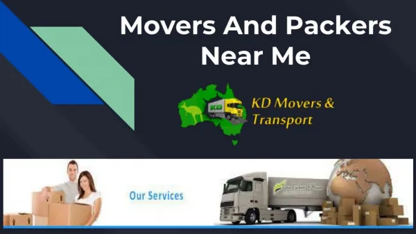 Movers And Packers Near Me