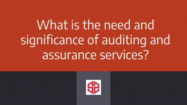 Auditing and Assurance services in UAE | SS Consultancy