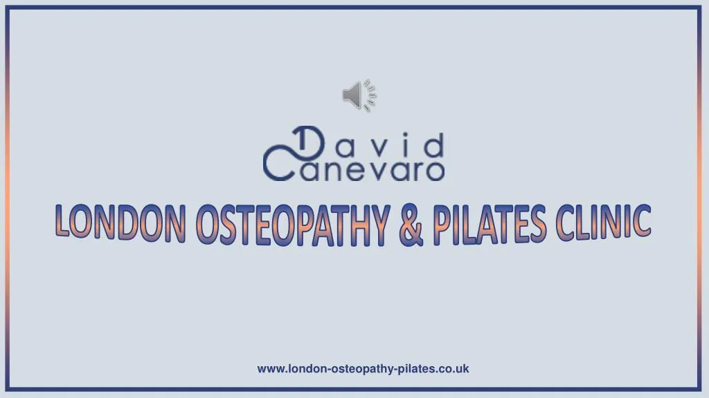 london osteopathy pilates clinic