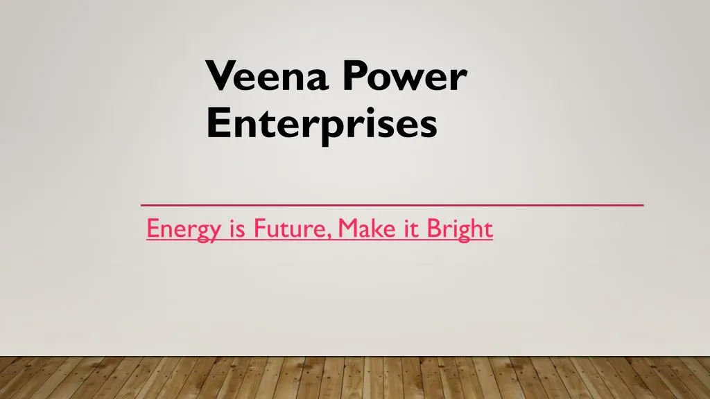 veena power enterprises